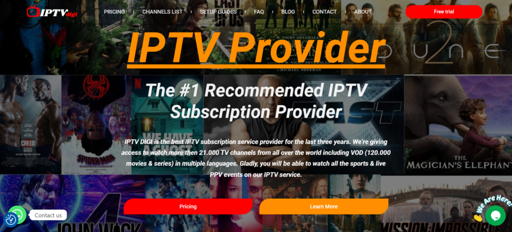 The Best IPTV Provider IPTVDIGI Review 2024