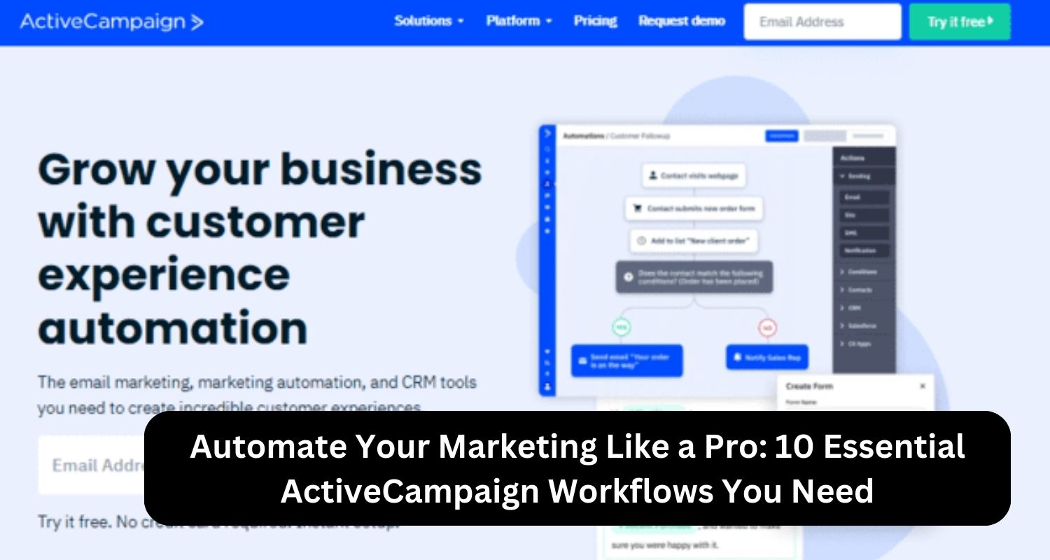 10 Essential ActiveCampaign Workflows You Need